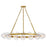 Fredrick Ramond Coco 18 Light Chandelier, Lacquered Brass/Crackle - FR30525LCB