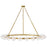 Fredrick Ramond Coco 24 Light Chandelier, Lacquered Brass/Crackle - FR30526LCB