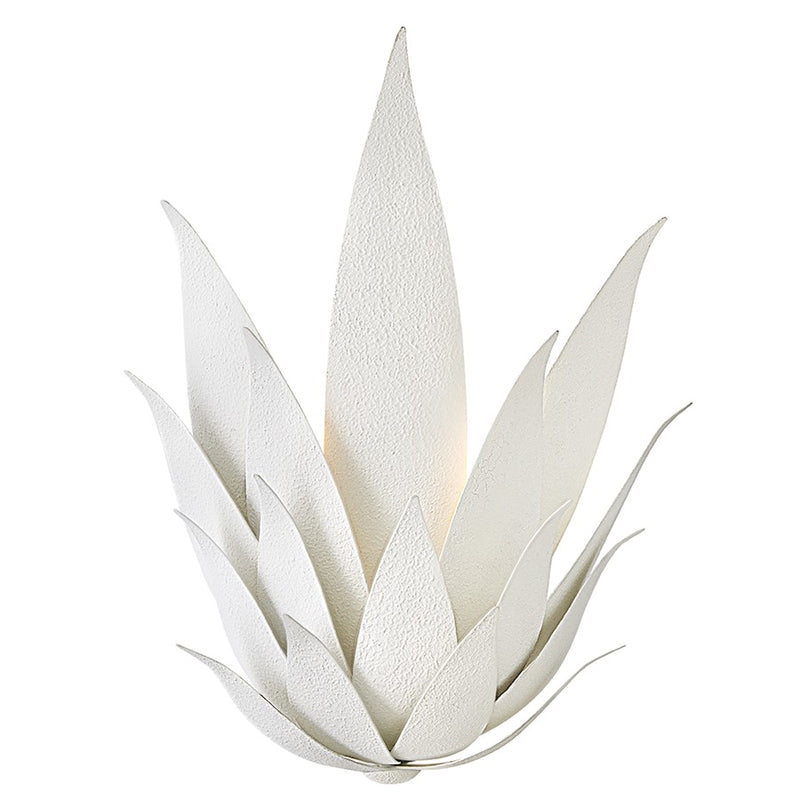 Fredrick Ramond Agave 2 Light Large Sconce, Textured Plaster