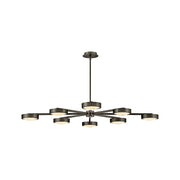 Fredrick Ramond Cava LED Convertible Semi-Flush Mount, Black Oxide - FR31014BX