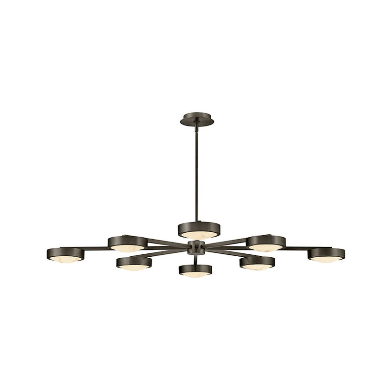 Fredrick Ramond Cava LED Convertible Semi-Flush Mount, Black Oxide