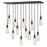 Hinkley Cosette 13Lt Chandelier, Black Oxide/Clear Crystal - FR31105BX-CL