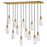 Fredrick Ramond Cosette 13Lt Chandelier, Brass/Clear Crystal