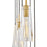 Fredrick Ramond Cosette 13Lt Chandelier, Brass/Clear Crystal