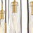 Fredrick Ramond Cosette 13Lt Chandelier, Brass/Clear Crystal