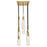 Fredrick Ramond Cosette 13Lt Chandelier, Brass/Clear Crystal