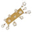 Fredrick Ramond Cosette 13Lt Chandelier, Brass/Clear Crystal