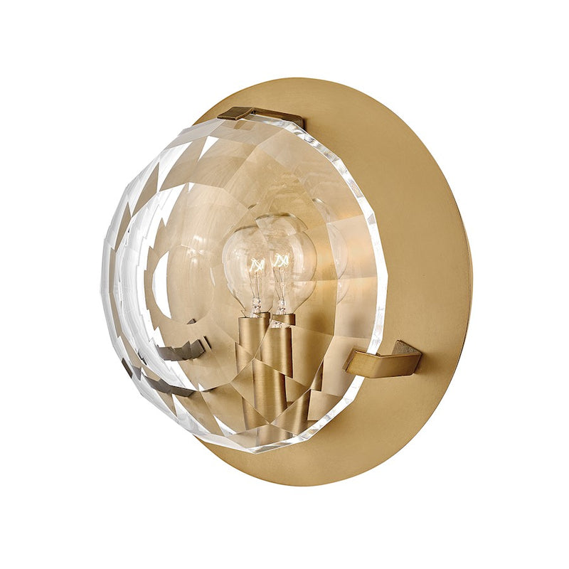 Fredrick Ramond Nala 1 Light Small Sconce, Heritage Brass