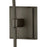 Hinkley Atera 1Lt Wall Mount, Black Oxide/Faceted Clear Crystal