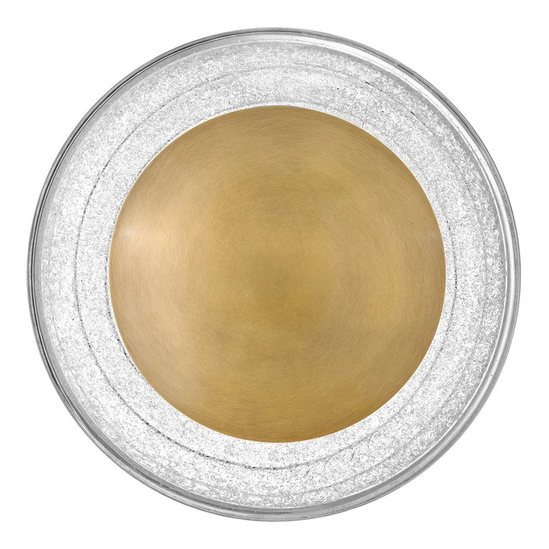 Hinkley Haven 11in 1-Light Wall Sconce | Modern Heritage Brass Steel and Art Glass | Bathroom & Hallway Accent Light | 4 x 11 x 11 in | Model FR34500HB