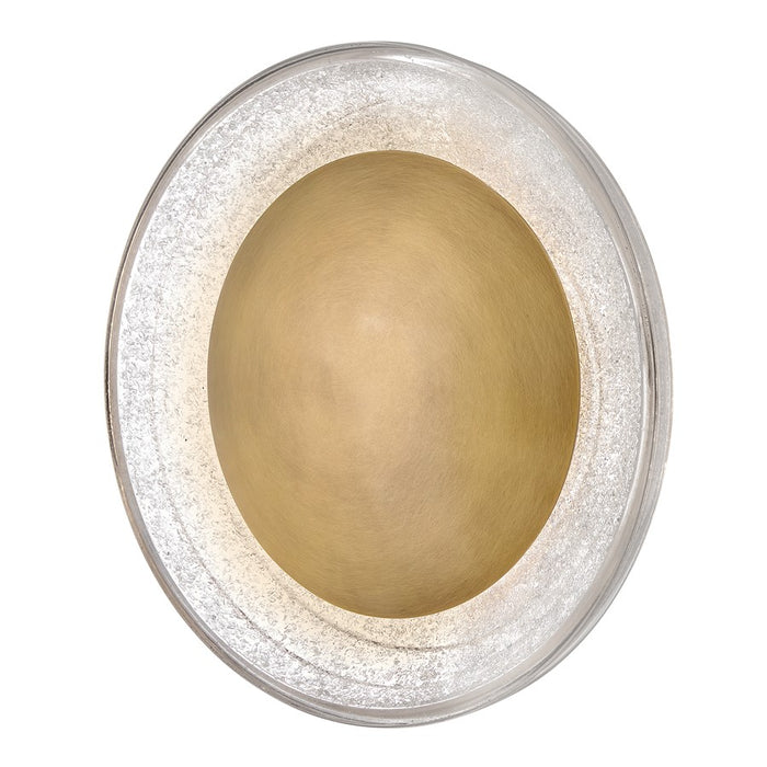Fredrick Ramond Haven 11" LED Sconce, Heritage Brass/Art Glass