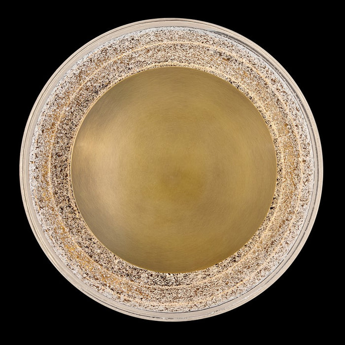 Fredrick Ramond Haven 11" LED Sconce, Heritage Brass/Art Glass