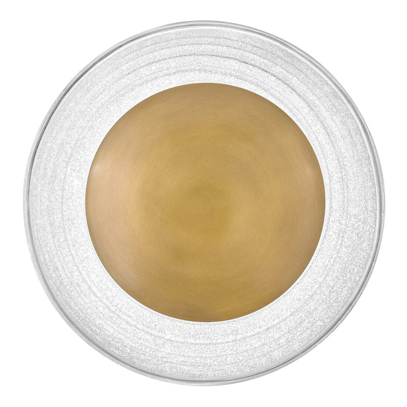 Hinkley Haven 15in 1-Light Wall Sconce | Modern Heritage Brass Steel and Art Glass | Bathroom & Hallway Accent Light | 5.5 x 15 x 15 in | Model FR34502HB