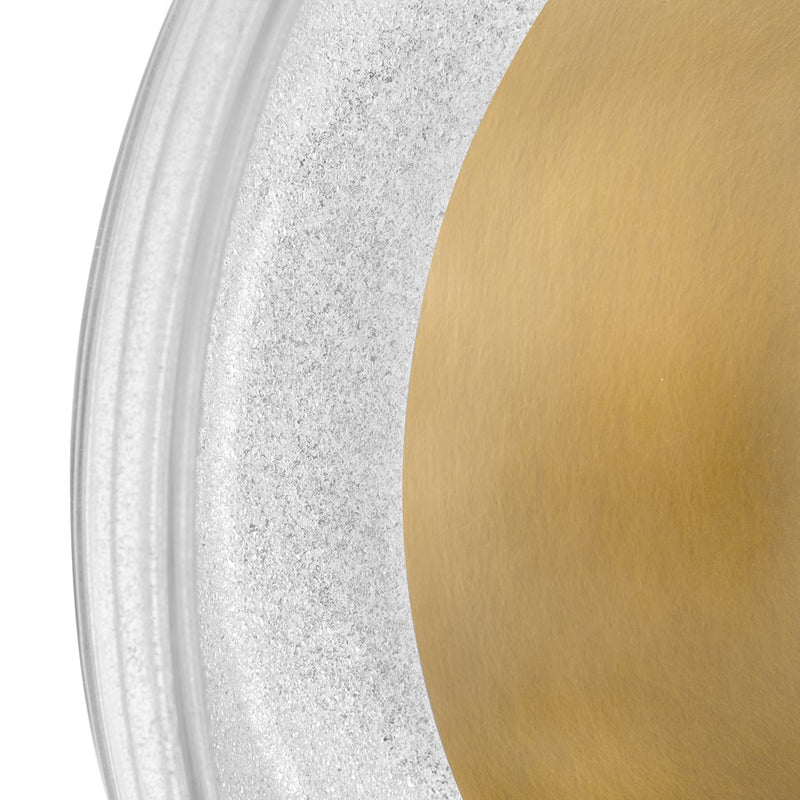Hinkley Haven 15in 1-Light Wall Sconce | Modern Heritage Brass Steel and Art Glass | Bathroom & Hallway Accent Light | 5.5 x 15 x 15 in | Model FR34502HB