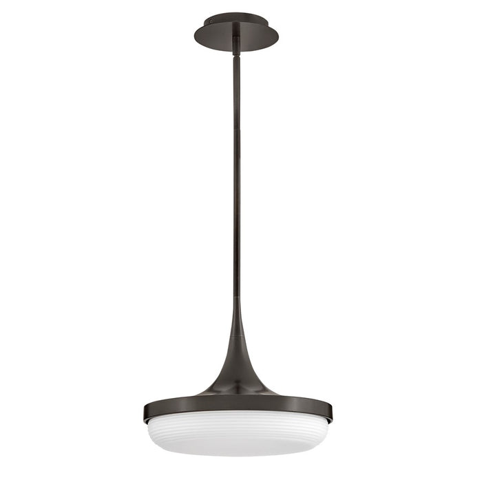 Hinkley Elsa LED Convertible Pendant, Black Oxide/Cased Opal - FR35047BX