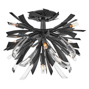 Fredrick Ramond Vida 9 Light Semi-Flush Mount, Brushed Graphite - FR40903BGR