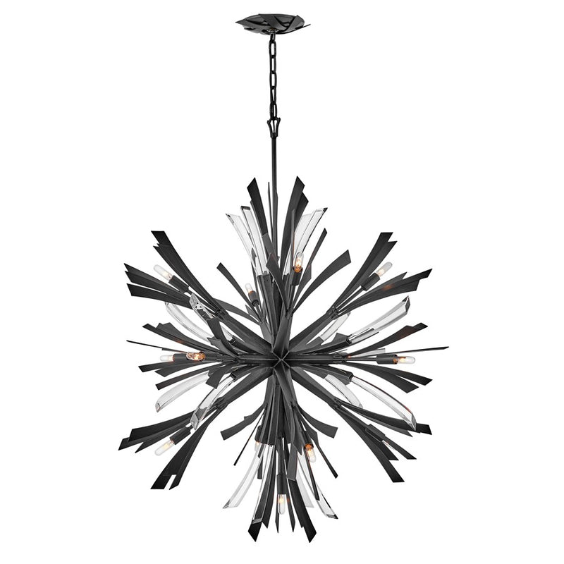 Fredrick Ramond Vida 13 Light 42" Hanging, Brushed Graphite