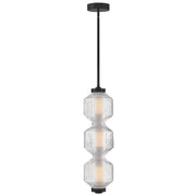 Fredrick Ramond Reign Small LED Convertible Pendant, Black - FR41467BK