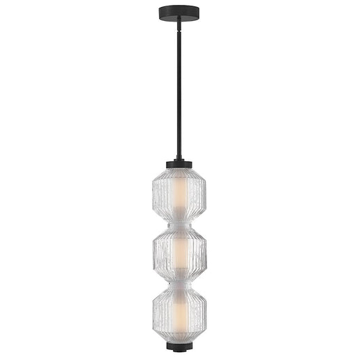 Fredrick Ramond Reign Small LED Convertible Pendant, Black - FR41467BK