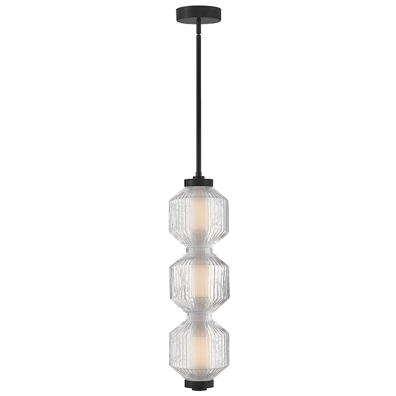 Fredrick Ramond Reign Small LED Convertible Pendant, Black