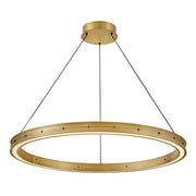 Fredrick Ramond Althea 38" Chandelier, Lacquered Brass - FR41476LCB