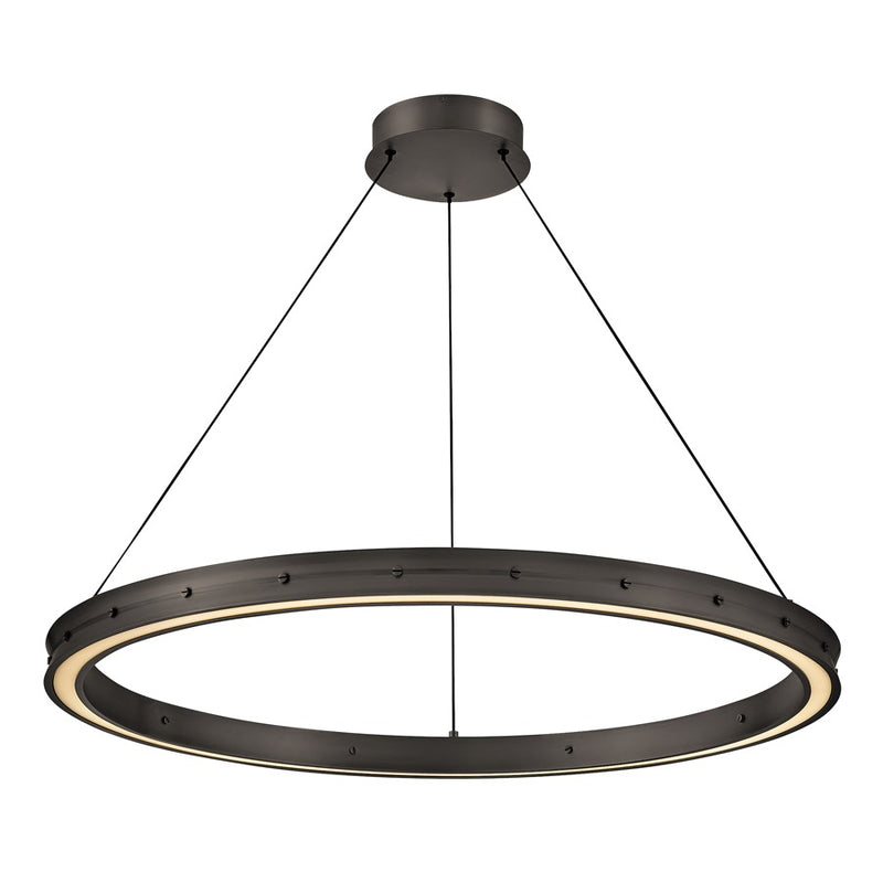 Fredrick Ramond Althea 38" Chandelier, Satin Black
