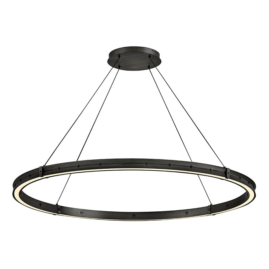 Fredrick Ramond Althea 53" Chandelier, Satin Black - FR41478SK