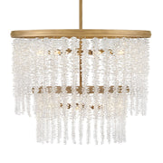 Hinkley Rubina 10Lt Chandelier, Ceiling, Gold/Clear Crystal - FR41495BNG