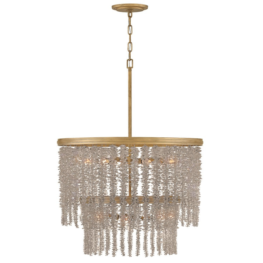 Fredrick Ramond Rubina 10Lt Chandelier, Gold/Amber Crystal - FR41495BNG-LA