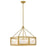Fredrick Ramond Veleta 8Lt 26" Drum Chandelier, Brass/Alabaster - FR41534LCB