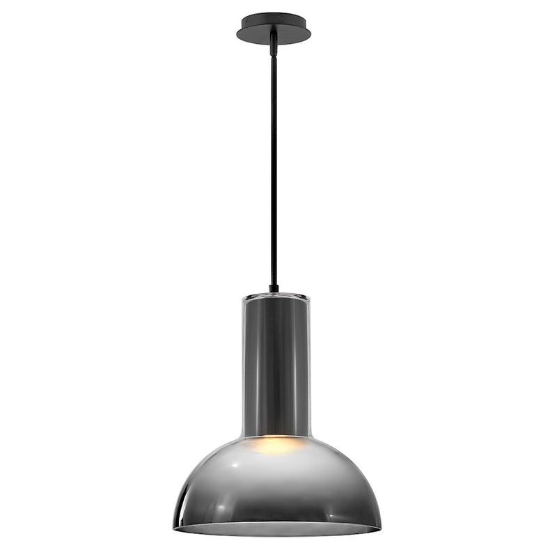 Fredrick Ramond Ombra 1 Light Large Pendant, Black