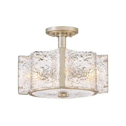 Fredrick Ramond Florian 4 Light Medium Semi-Flush Mount, Glacial - FR41601GG