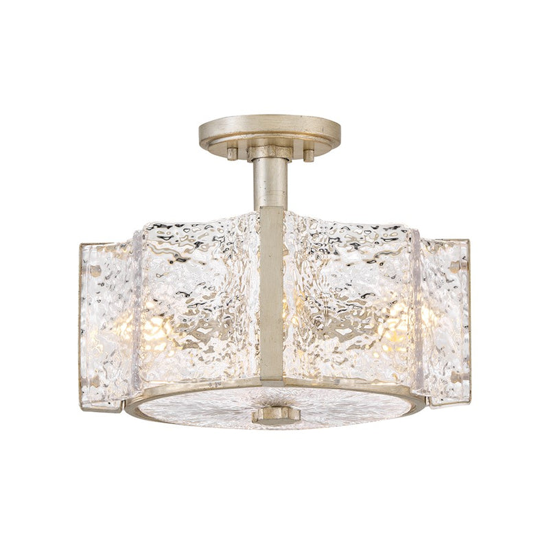 Fredrick Ramond Florian 4 Light Medium Semi-Flush Mount, Glacial