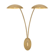 Fredrick Ramond Glenn 2 Light Large Sconce,Brass/Gold Leaf - FR41642HB-GLF