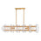 Fredrick Ramond Seraphina 4Lt Chandelier, Brass/Clear Pressed - FR41925DA