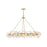 Fredrick Ramond Audra 8 Light Large Ring Chandelier, Deluxe Gold - FR41935DG