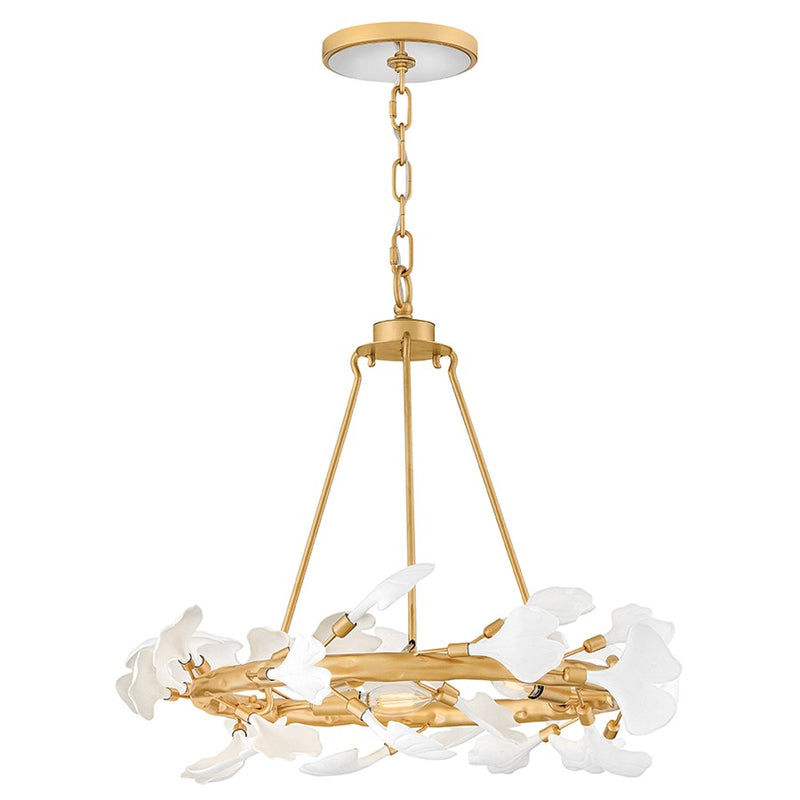 Fredrick Ramond Audra 3 Light Chandelier, Deluxe Gold - FR41938DG
