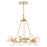 Fredrick Ramond Audra 3 Light Chandelier, Deluxe Gold - FR41938DG