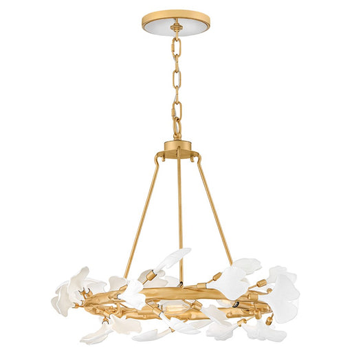 Fredrick Ramond Audra 3 Light Chandelier, Deluxe Gold - FR41938DG