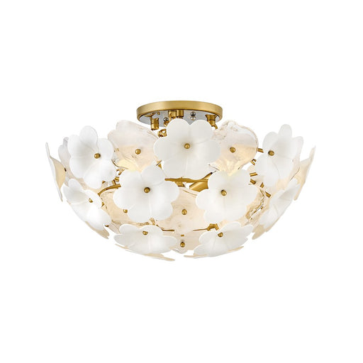 Fredrick Ramond Marianne 3 Light 21" Semi-Flush Mount, Deluxe Gold - FR41963DG