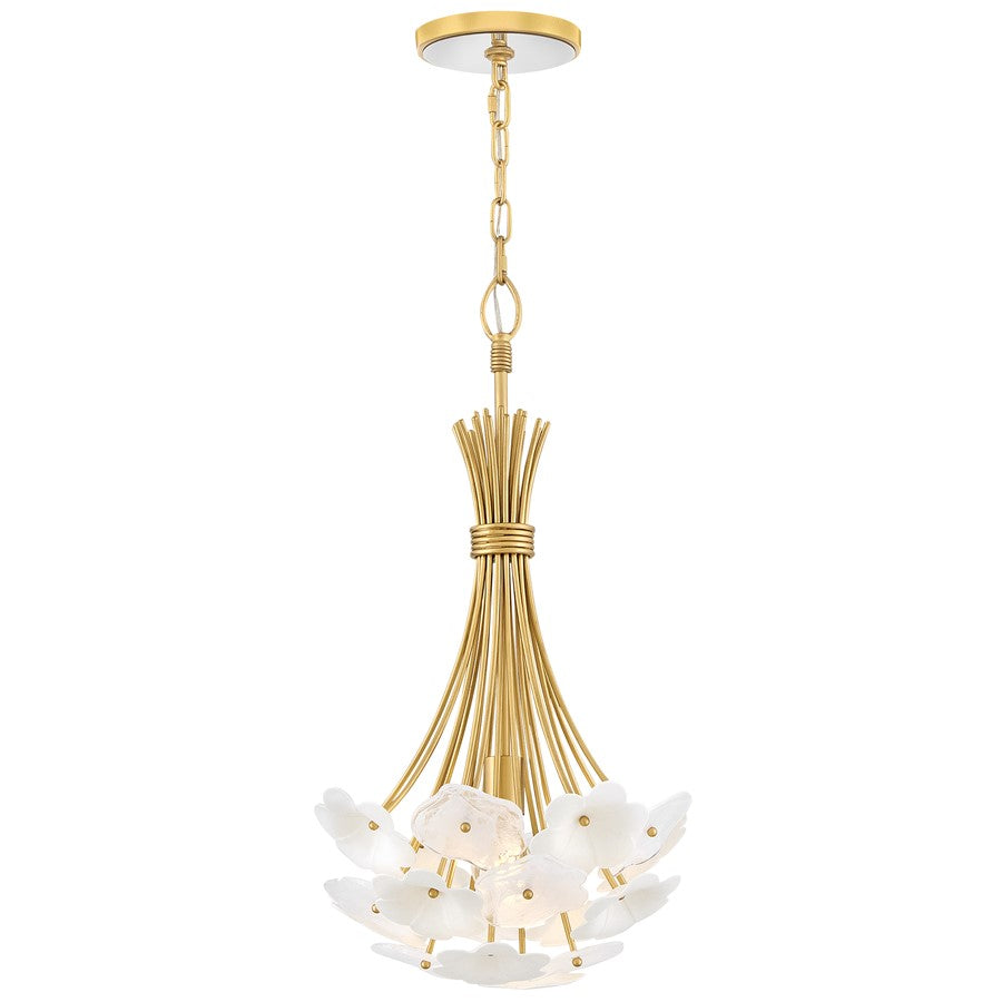 Fredrick Ramond Marianne 1Lt Pendant, Gold/Ceramic/Clear Pressed - FR41964DG