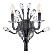 Fredrick Ramond Eve 2 Light Wall Mount, Brushed Graphite - FR46802BGR