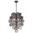 Fredrick Ramond Perriand 40Lt 30" Chandelier, Brushed Graphite/Smoke - FR46856BGR