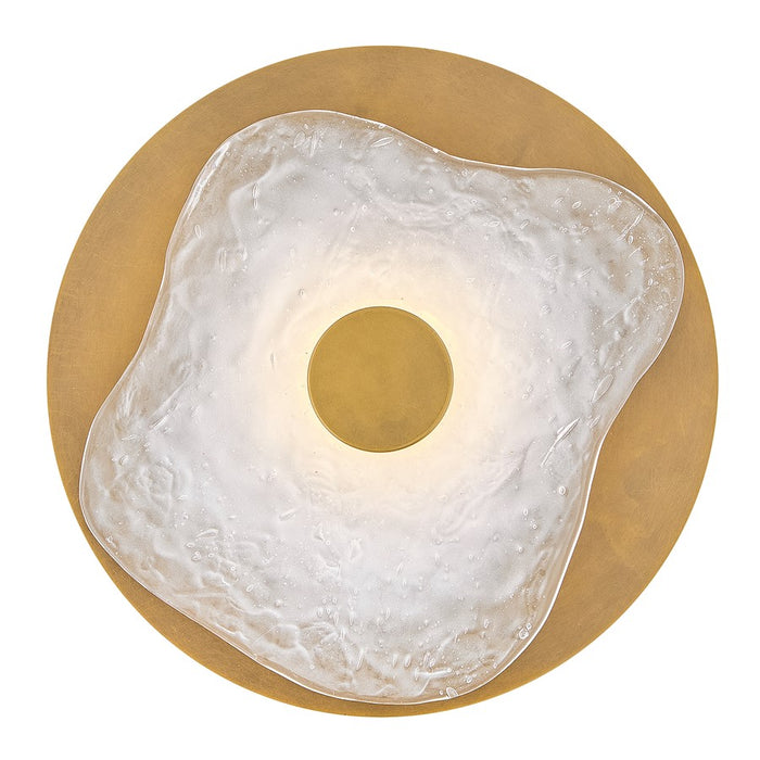 Fredrick Ramond Iona LED Bath Sconce, Heritage Brass/Blown Art Glass - FR46920HB