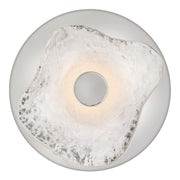 Fredrick Ramond Iona LED Bath Sconce, Polished Nickel/Blown Art Glass - FR46920PN