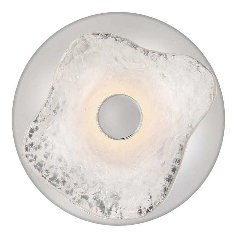 Fredrick Ramond Iona LED Bath Sconce, Polished Nickel/Blown Art Glass - FR46920PN