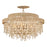 Fredrick Ramond Freya 5 Light Semi-Flush Mount, Burnished Gold - FR47003BNG
