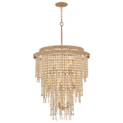 Fredrick Ramond Freya 13 Light Chandelier, Burnished Gold - FR47004BNG