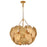 Fredrick Ramond Camille 6 Light Chandelier, Distressed Brass - FR47165DA