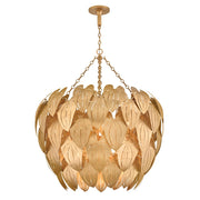 Fredrick Ramond Camille 12 Light Chandelier, Distressed Brass - FR47168DA